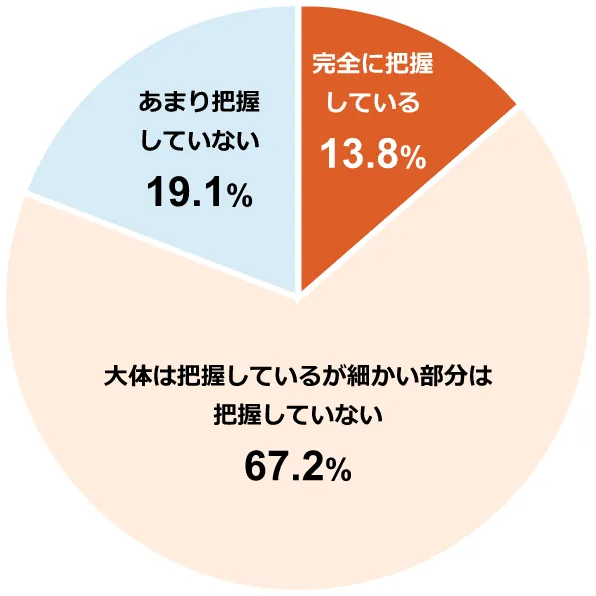 ~OtFSɔcĂ13.8%^͔̂cĂ邪ׂ͔cĂȂ67.2%^܂cĂȂ19.1%